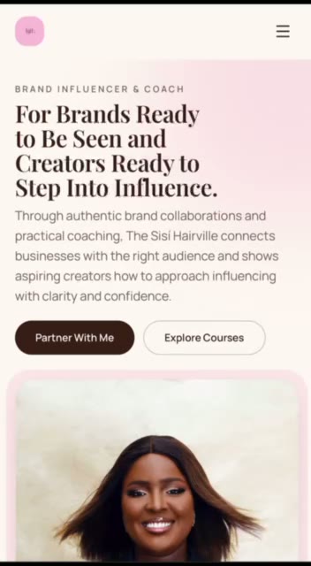 Influencer Website